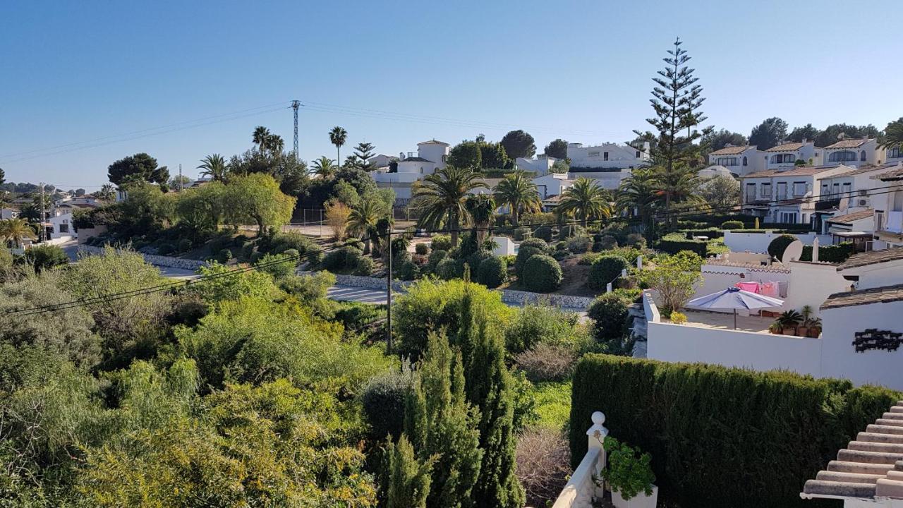 Rosalalinda - Cosy Semi-Detached Home With Sea Views And Large Terrace Moraira Exterior foto