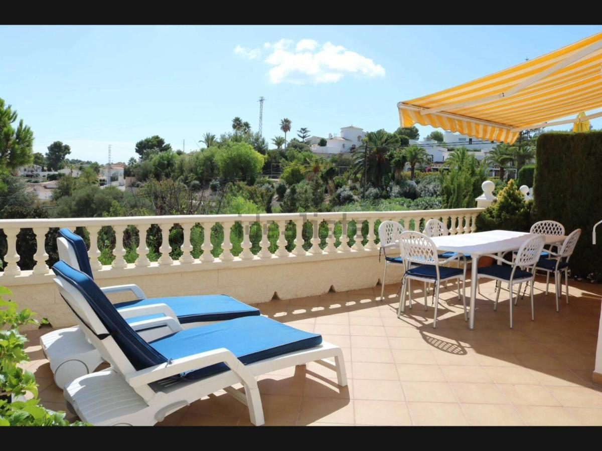 Rosalalinda - Cosy Semi-Detached Home With Sea Views And Large Terrace Moraira Exterior foto